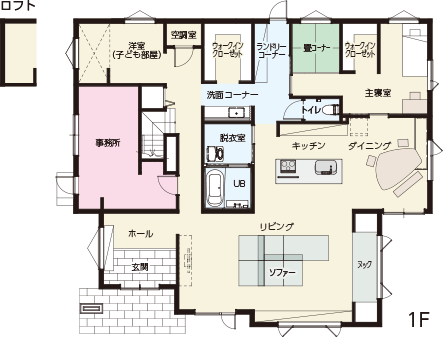 画像：モデルハウス見取り図１